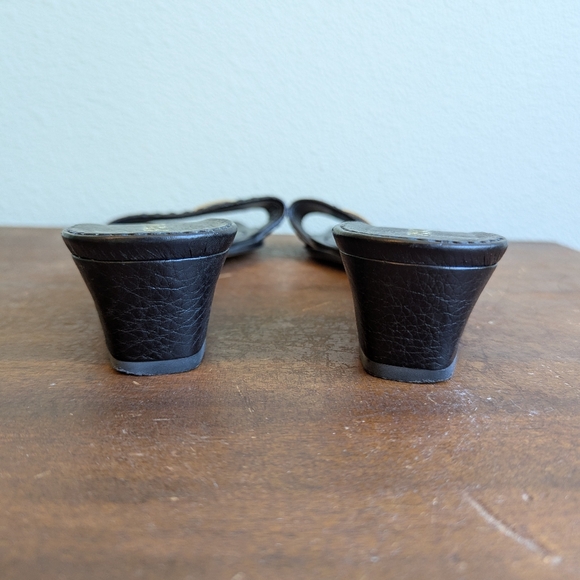 Prada Black Leather Heeled Mules READ - Picture 8 of 8